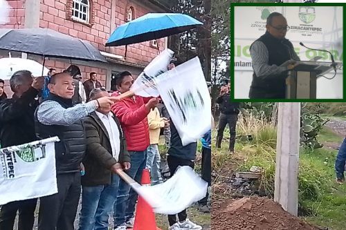 Manuel Vilchis Viveros da inicio a la electrificación de comunidad en Zinacantepec